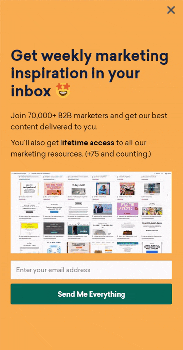 Sleeknote pop-up example