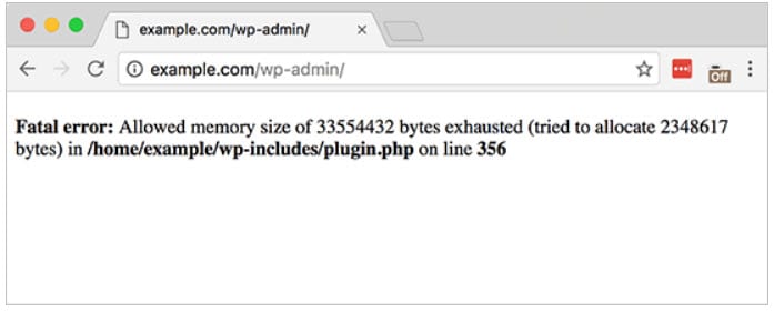WordPress Memory Exhausted