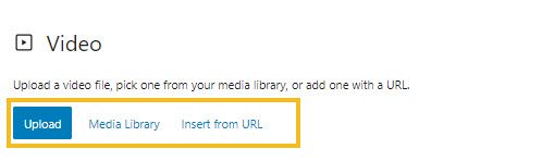 Add videos from the Media Library