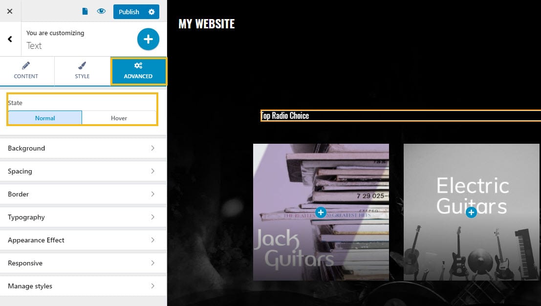Advanced font styling options in WordPress