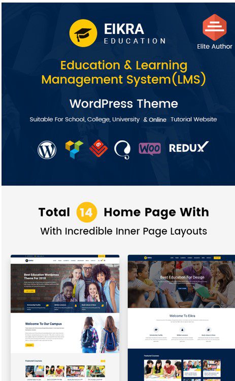 wordpress themes for educational