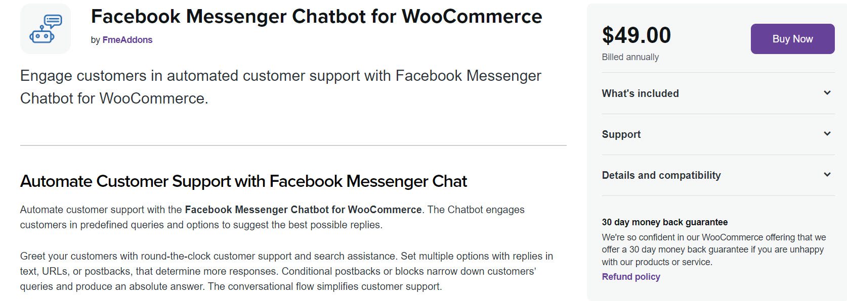 Facebook Woo chat