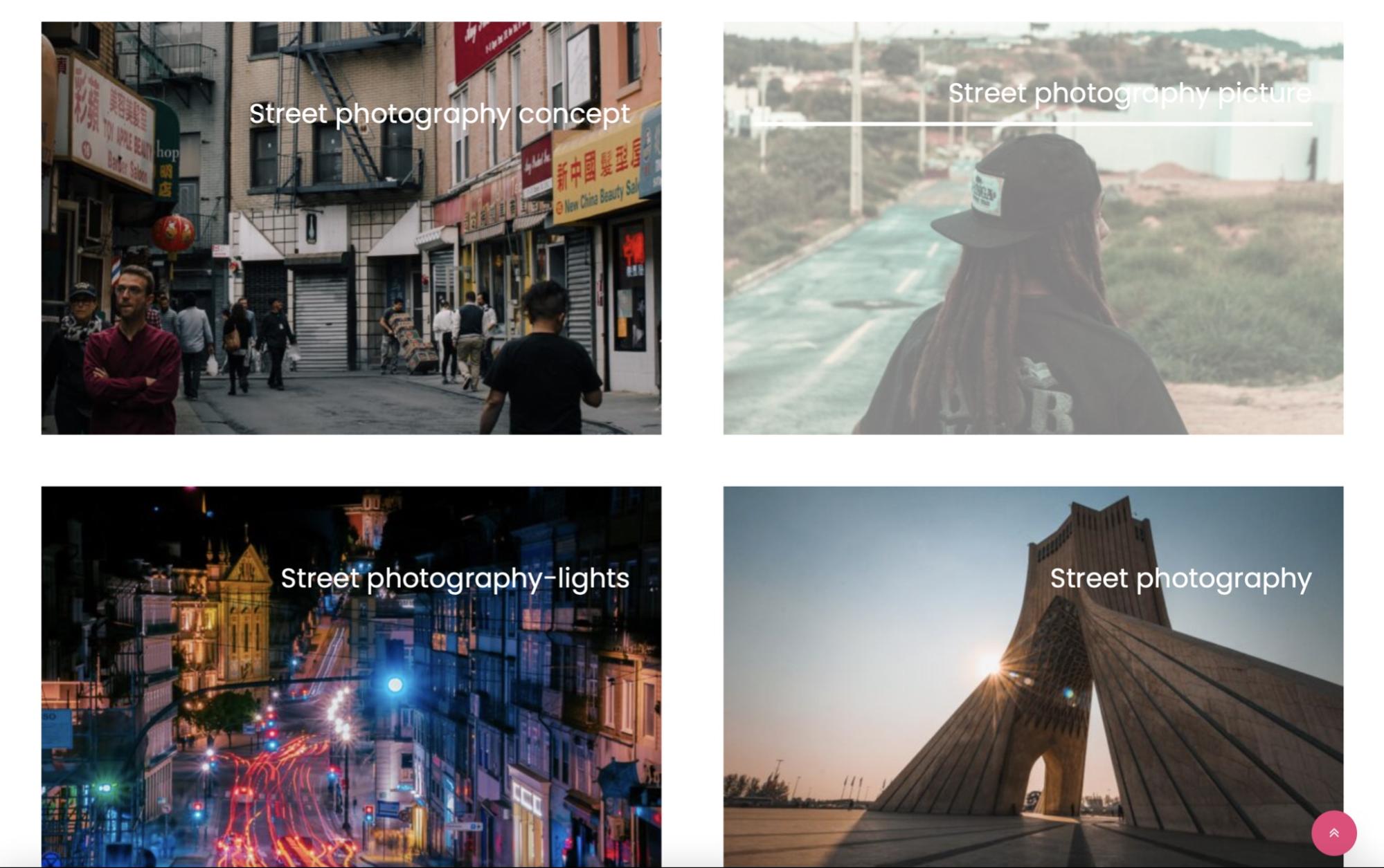 WordPress masonry gallery