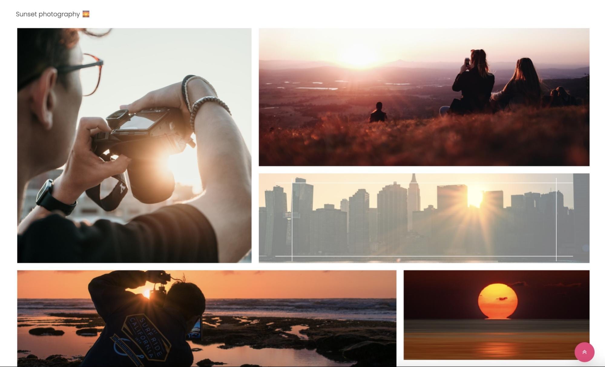 WordPress custom grid gallery