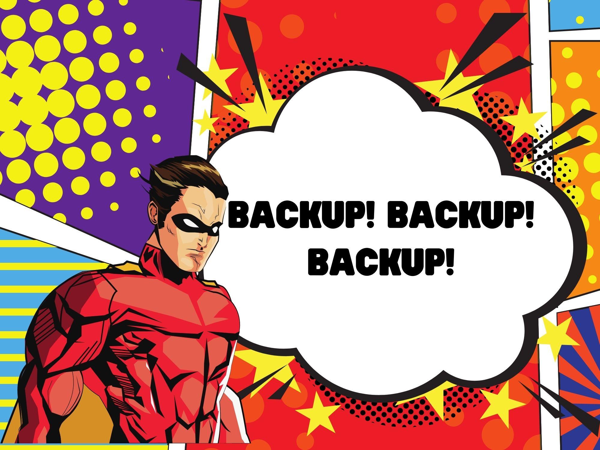 Backup your website before the migration