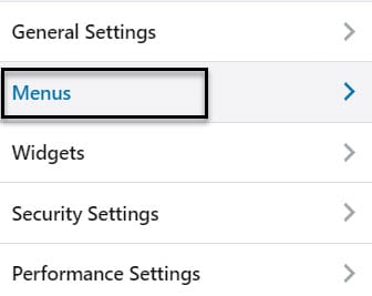 Menus in the WordPress Customizer