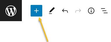 Open the block inserter