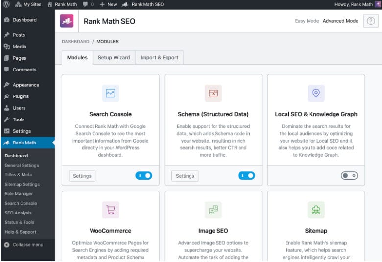 RankMath SEO WordPress plugin
