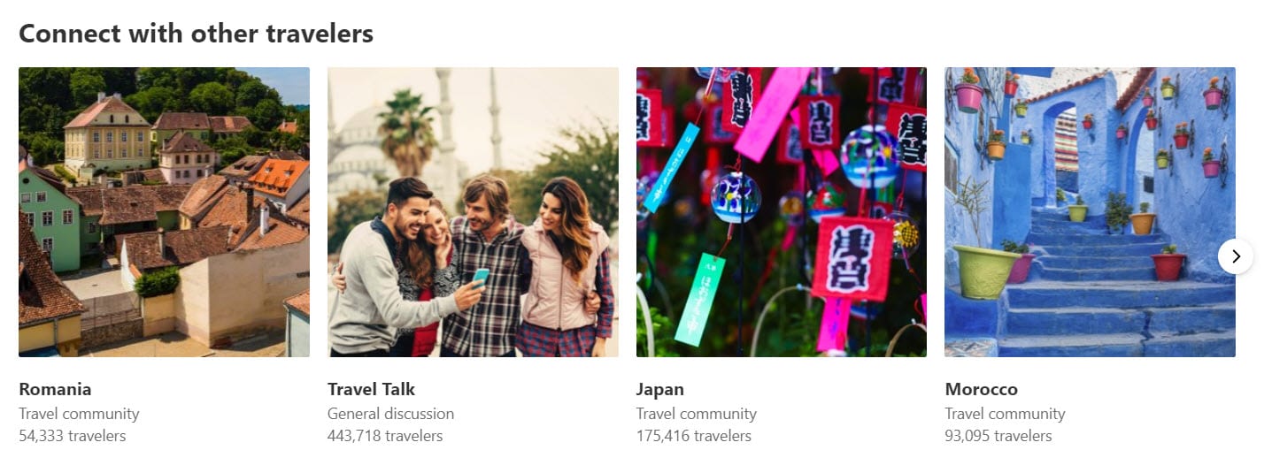 Slider on Booking.com