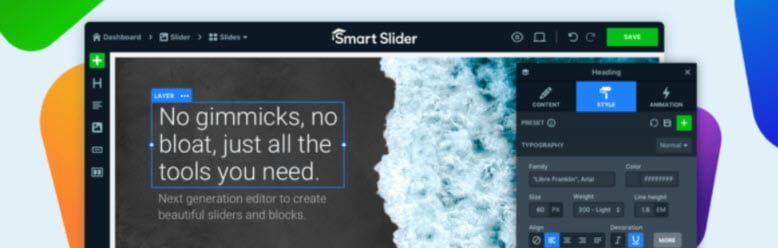 Smart Slider 3 WordPress slider plugin