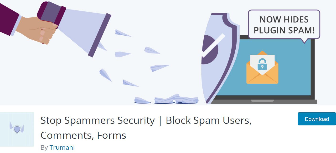 stop spammers plugin