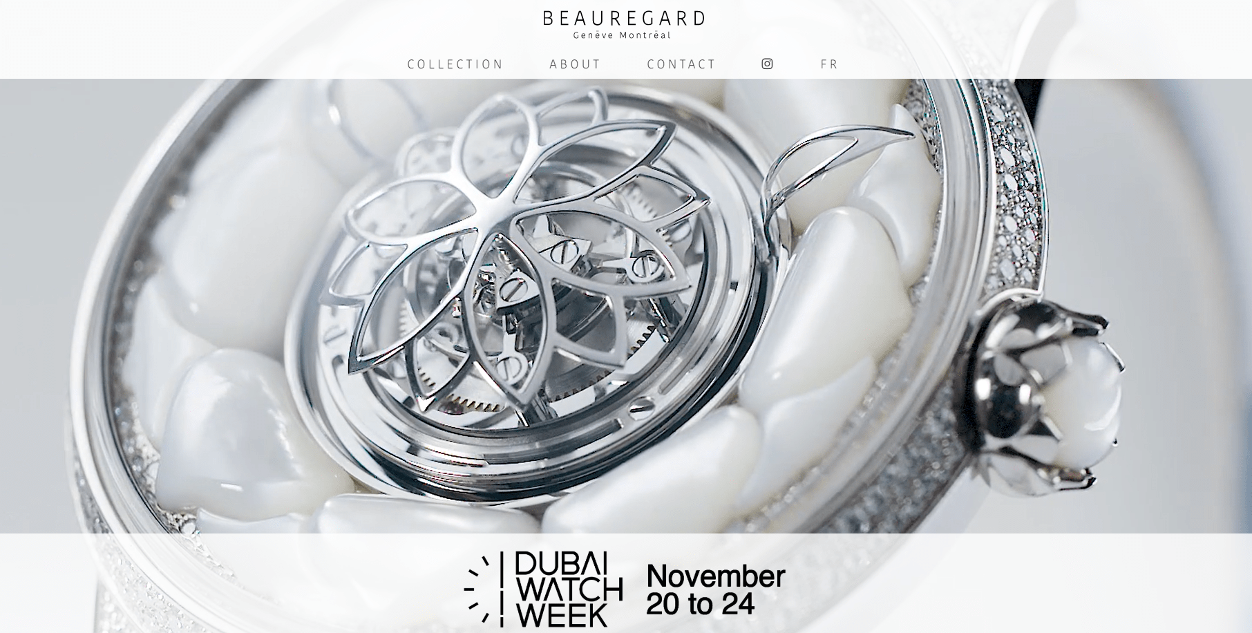 Silver color palette - example