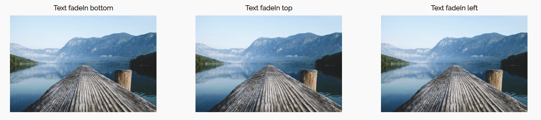 website design ideas - image overlay hover effects