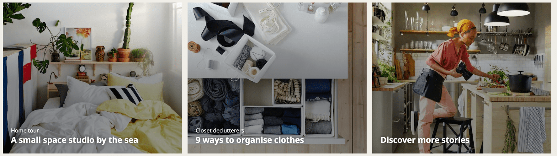 Ikea website background image