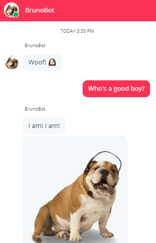 Gong welcome chatbot