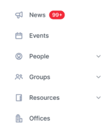 Vertical accordion menu