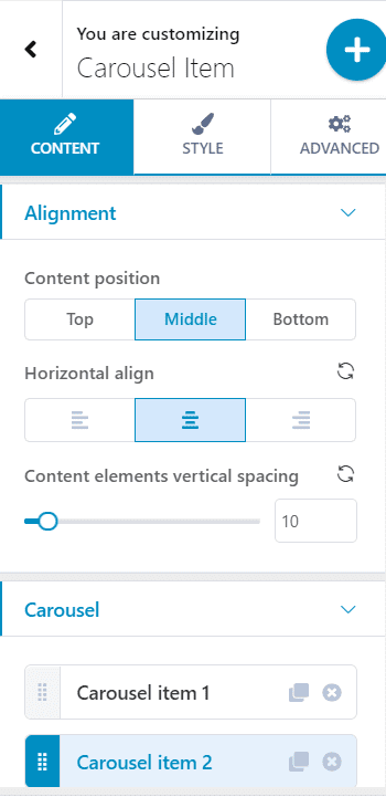 Advanced WordPress carousel editing