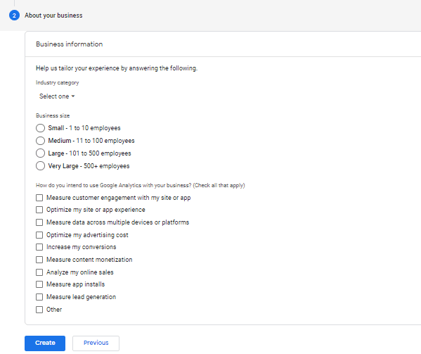 Info about the business