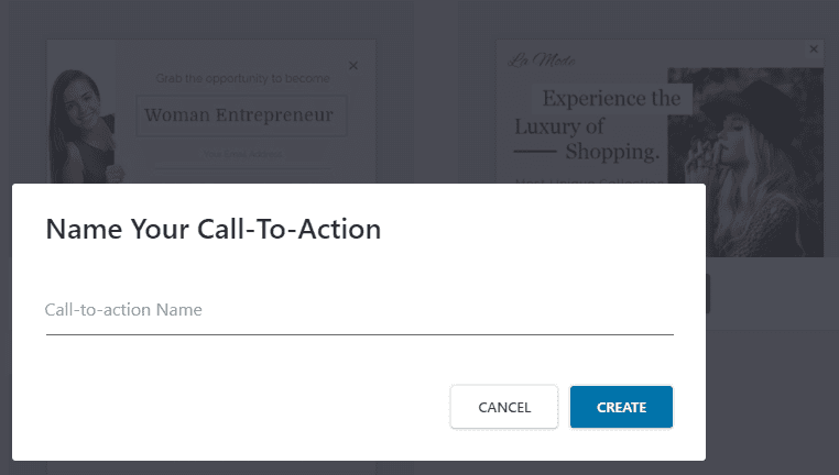 Create a WordPress pop-up