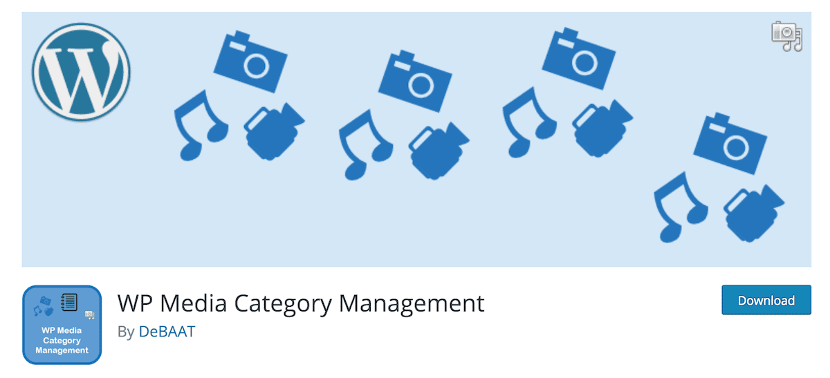WP Media Category Management