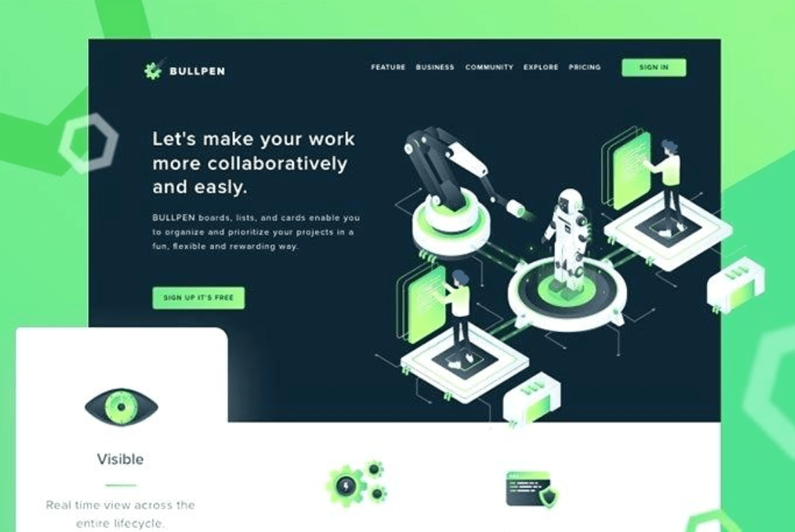 Mint color scheme for technical stuff