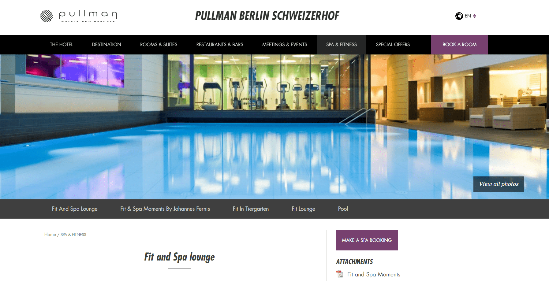 Blue color schemes for spas