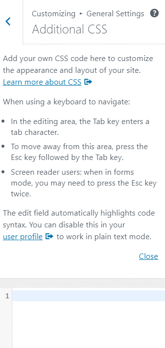WodPress builder add CSS