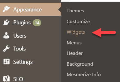 WordPress widgets